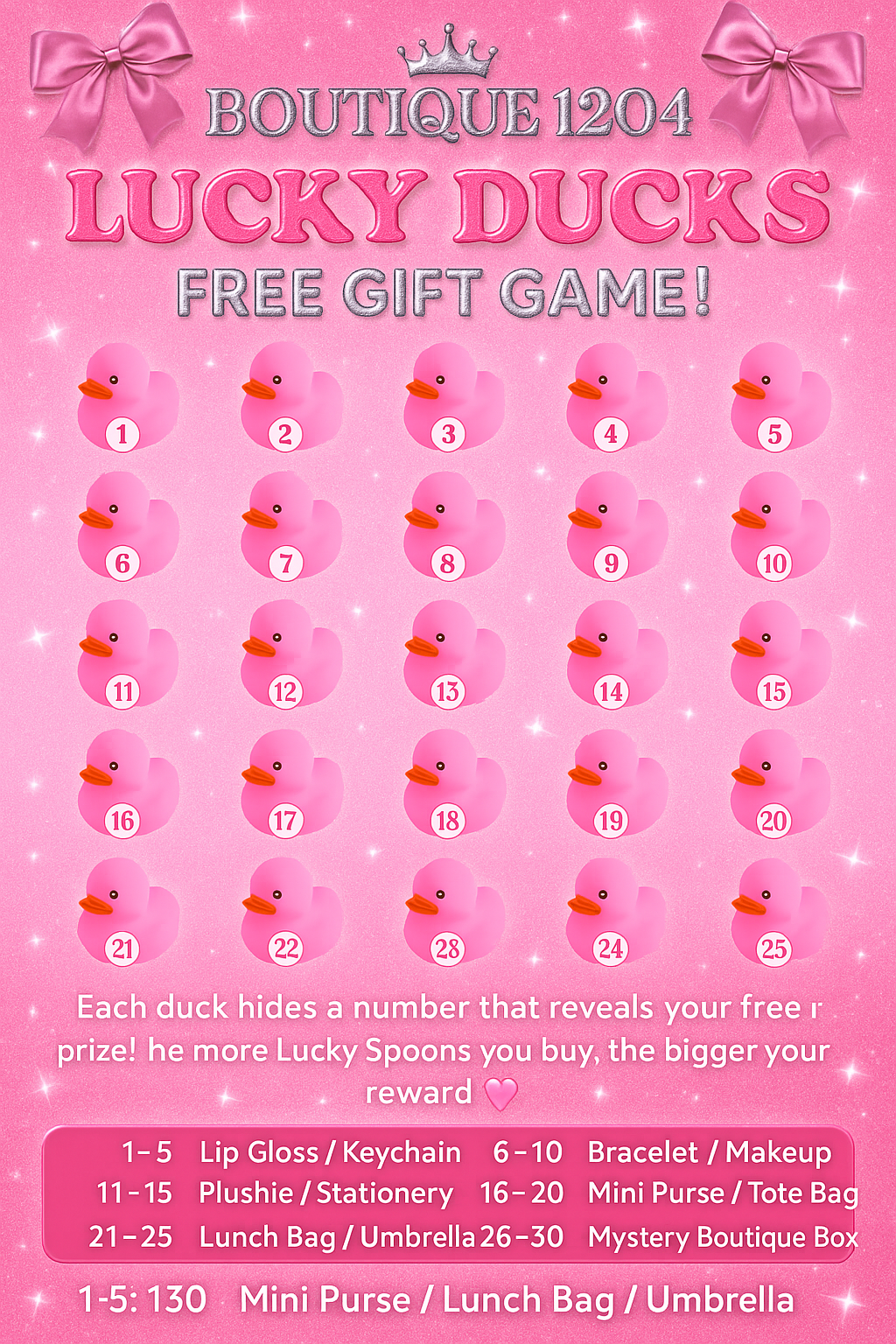 Lucky Ducks 🦆 Free Gift Game (With Scoop Purchase)